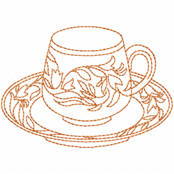 Mugs Embroidery Design 11 Mugs Embroidery Design 11